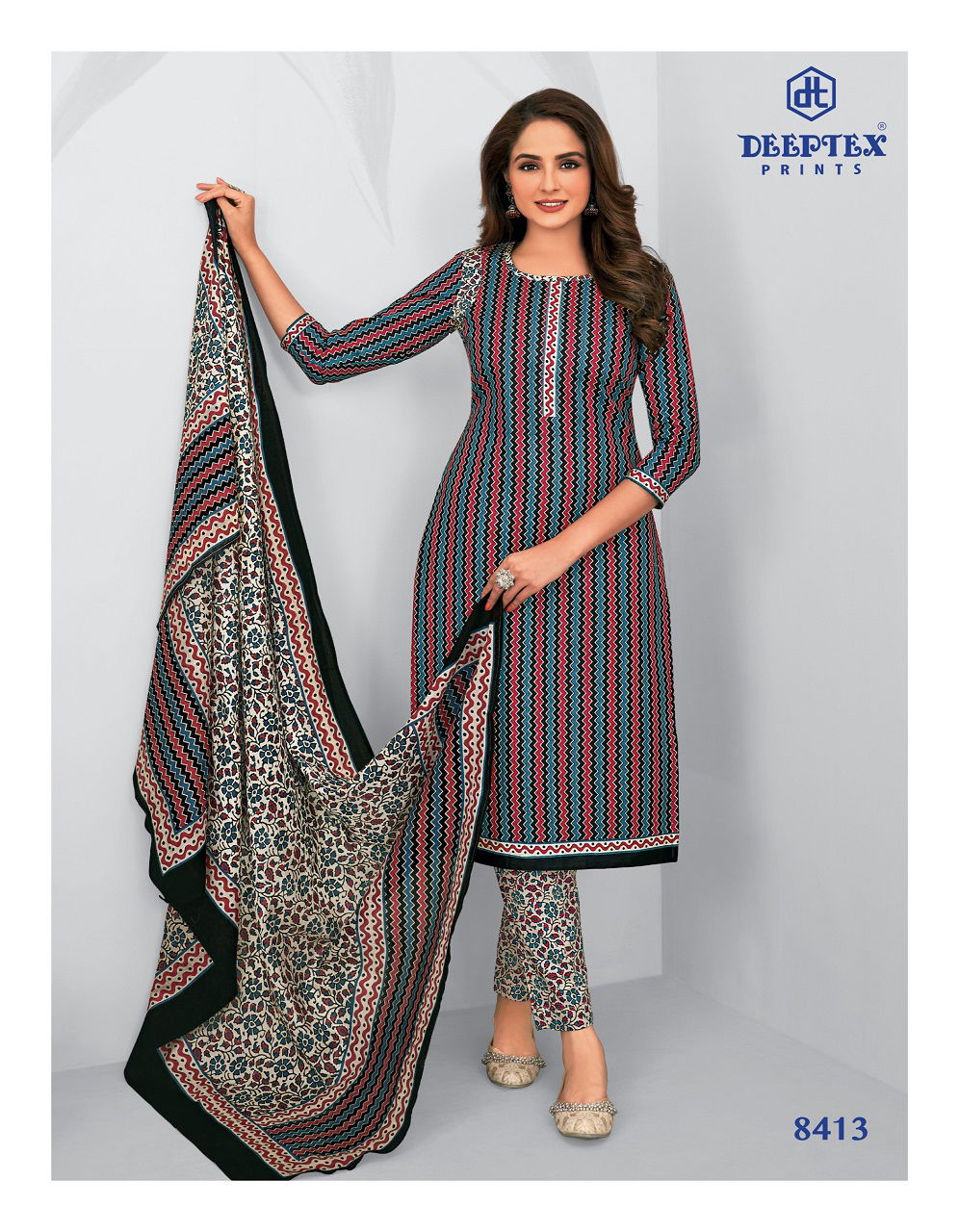 Deeptex Miss India Vol 84 Printed Cotton Dress Material Wholesale Shop In India
